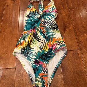 Shade & Shore Multicolor Tropical One Piece